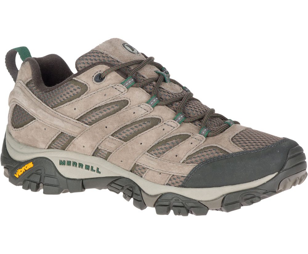 Merrell Hiking Shoes Grey - Moab 2 Ventilator - Mens 87HIMDRAS